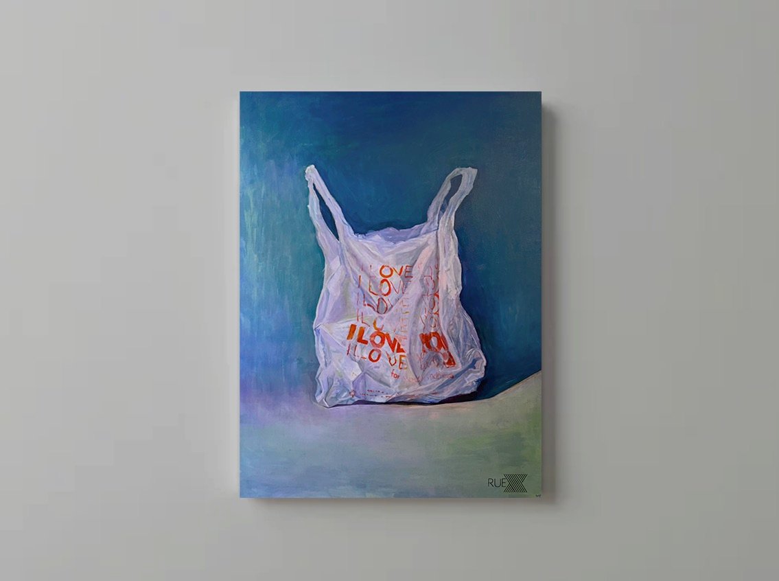 plastic by ruex painting